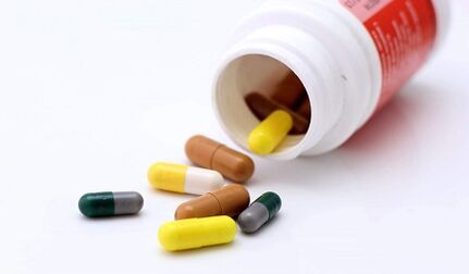 Medikamente zur Behandlung von Prostatitis bei Männern.